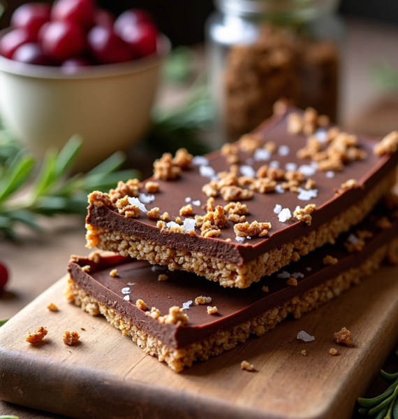 These No-Bake Dark Chocolate Sea Salt Granola Bars are rich, chewy, and perfectly balanced with deep cocoa flavor and a hint of flaky sea salt. Made with wholesome pantry staples and no oven required, they’re ideal for an indulgent yet better-for-you snack, dessert, or grab-and-go treat. I