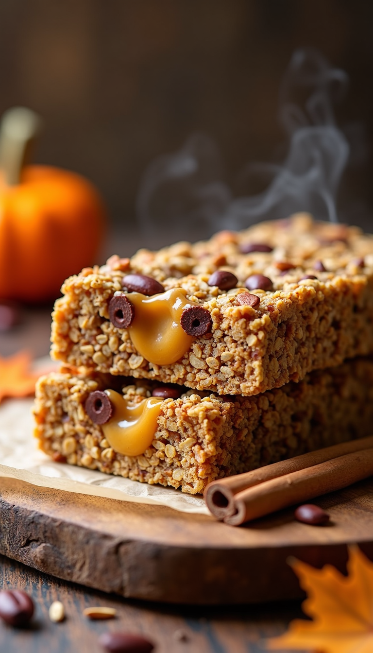 Pumpkin Spice Protein Granola Bars