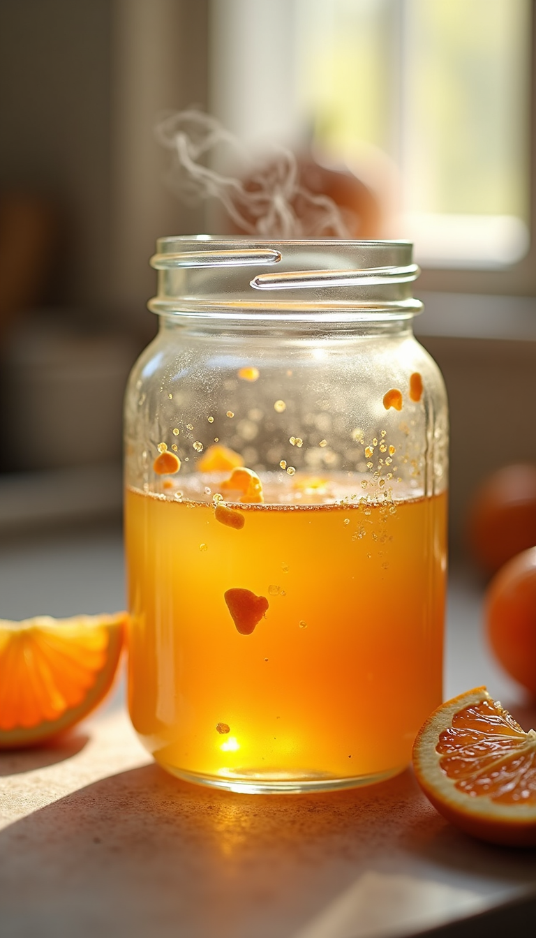 Candied Orange Peel Simple Syrup
