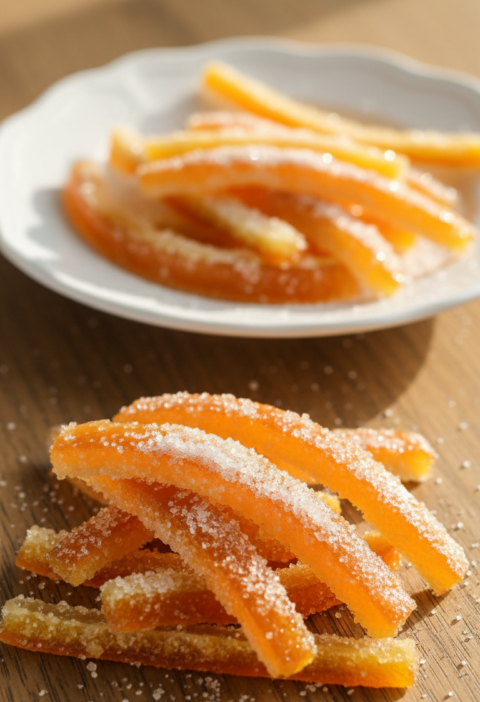 candied orange peel