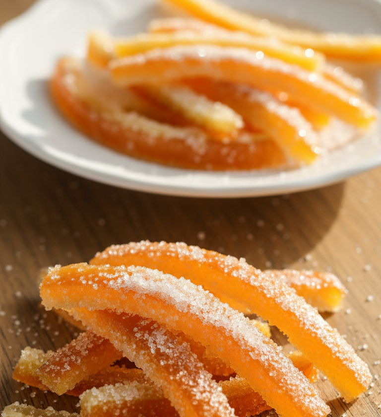 candied orange peel
